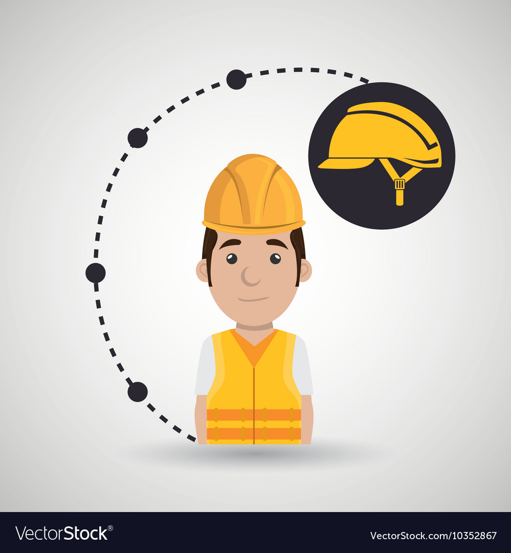 Worker protection power plant Royalty Free Vector Image