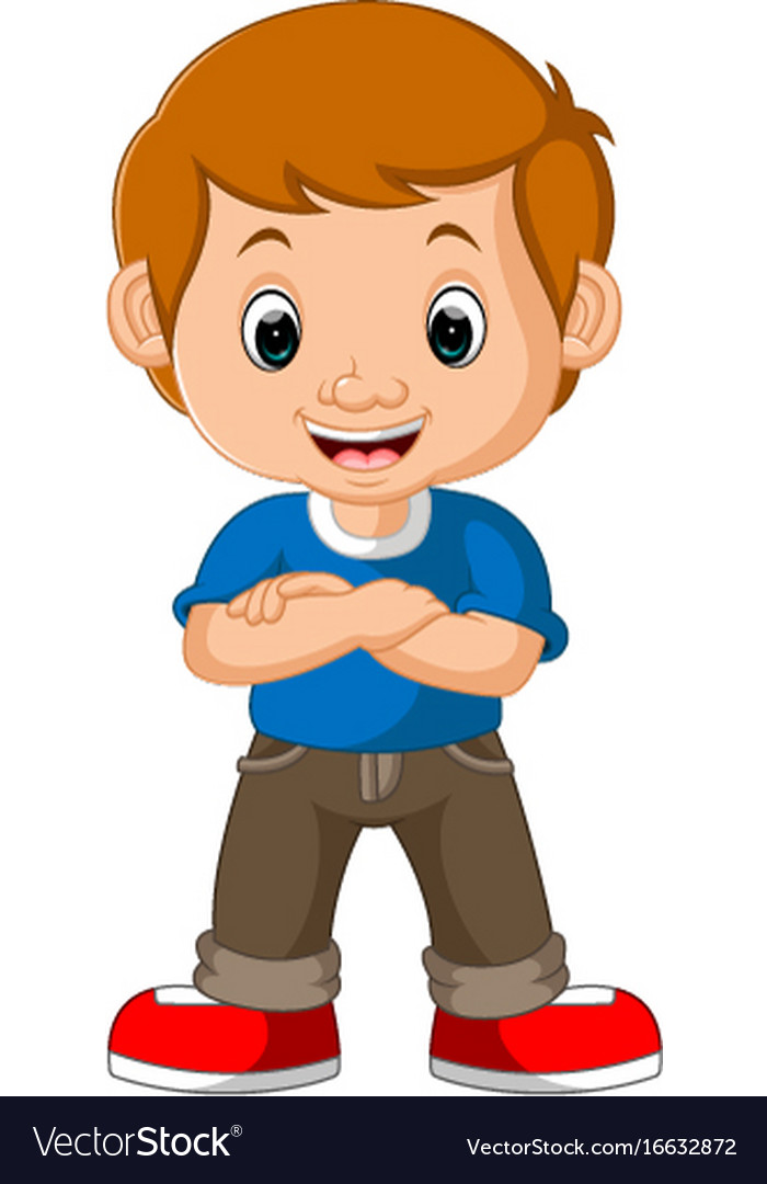 Cute boy cartoon Royalty Free Vector Image - VectorStock Cute boy cartoon Royalty Free Vector Image - VectorStock