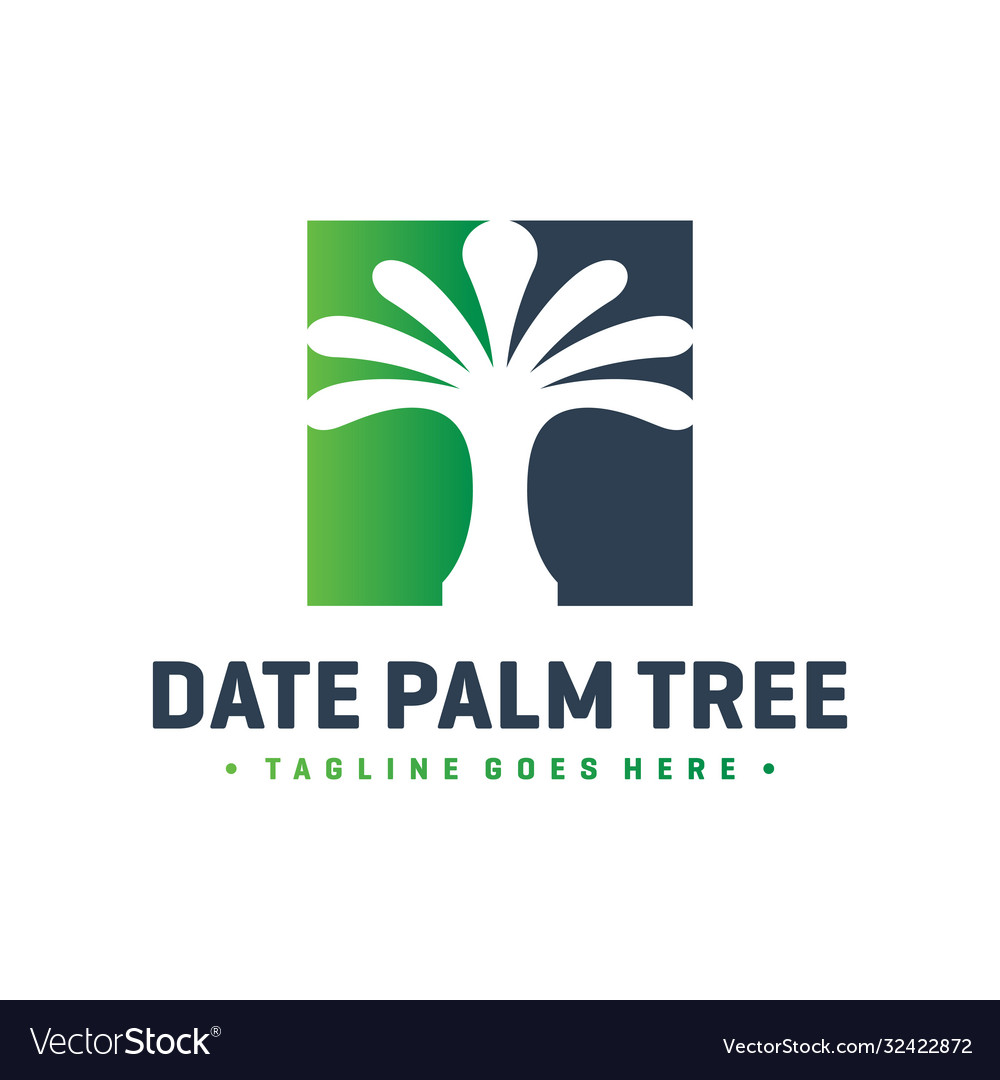 Date palm logo design