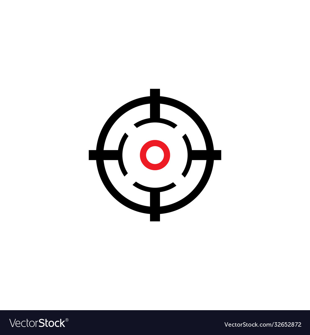 Target icon design template