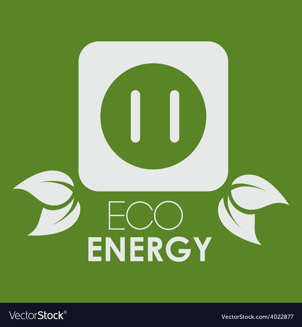 Ecology design Royalty Free Vector Image - VectorStock