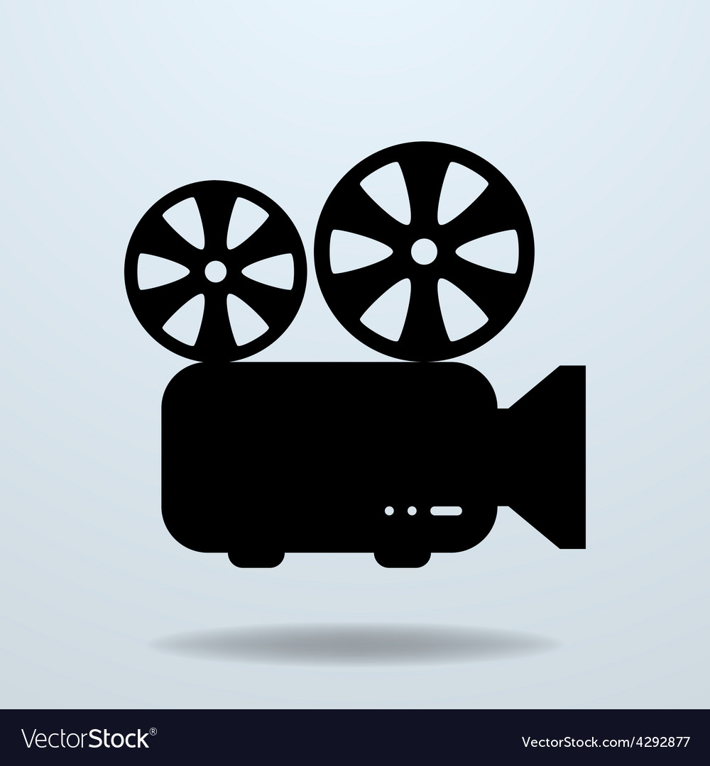 Icon of Film Projector Cinema Projector Royalty Free Vector