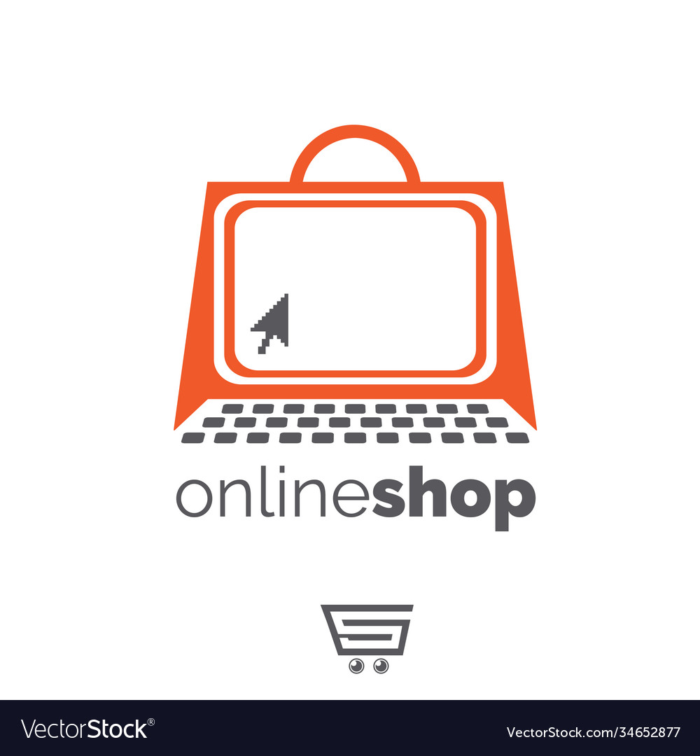 Online shop symbol set concept Royalty Free Vector Image