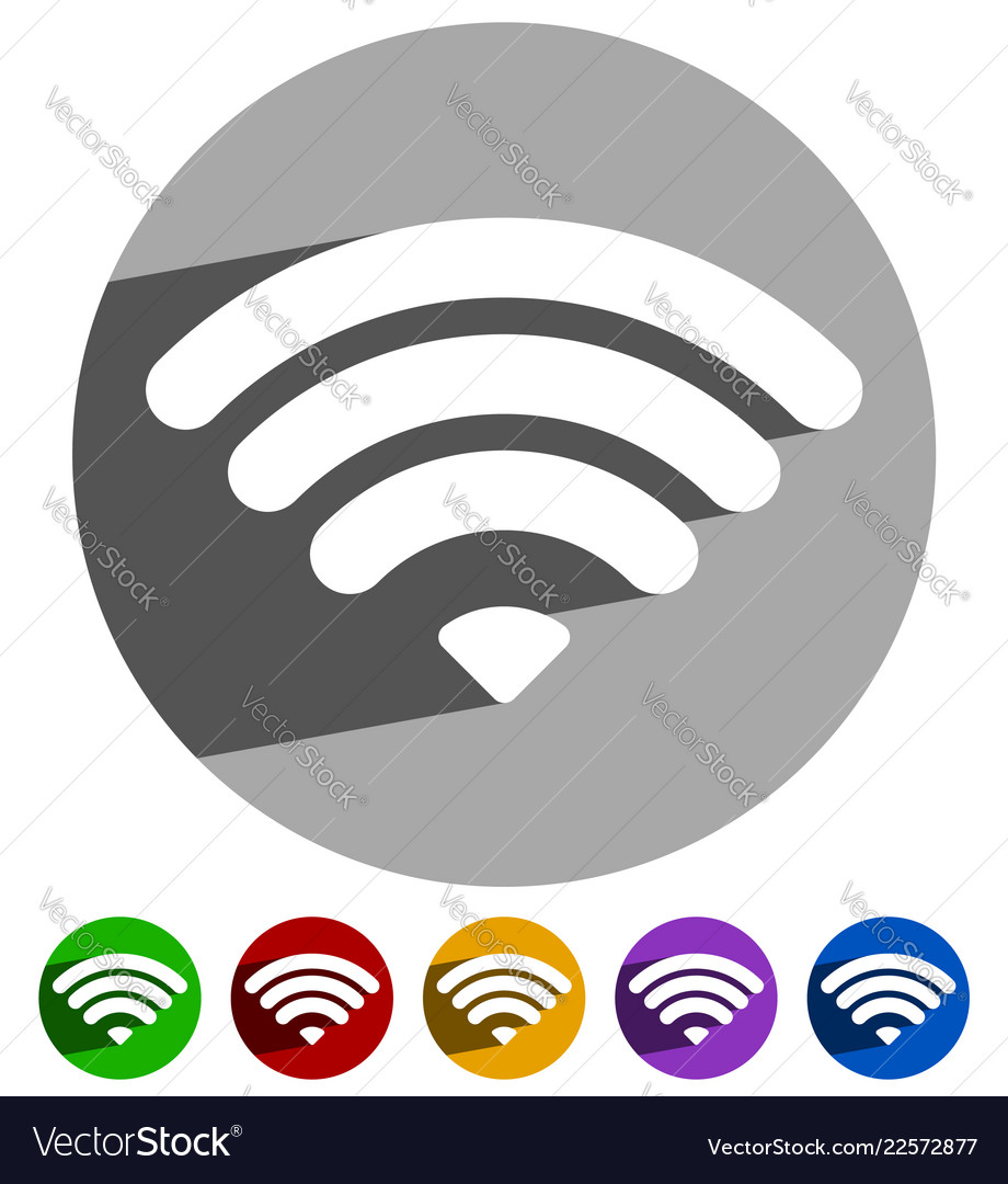 Signal strength indicator template wi-fi wireless