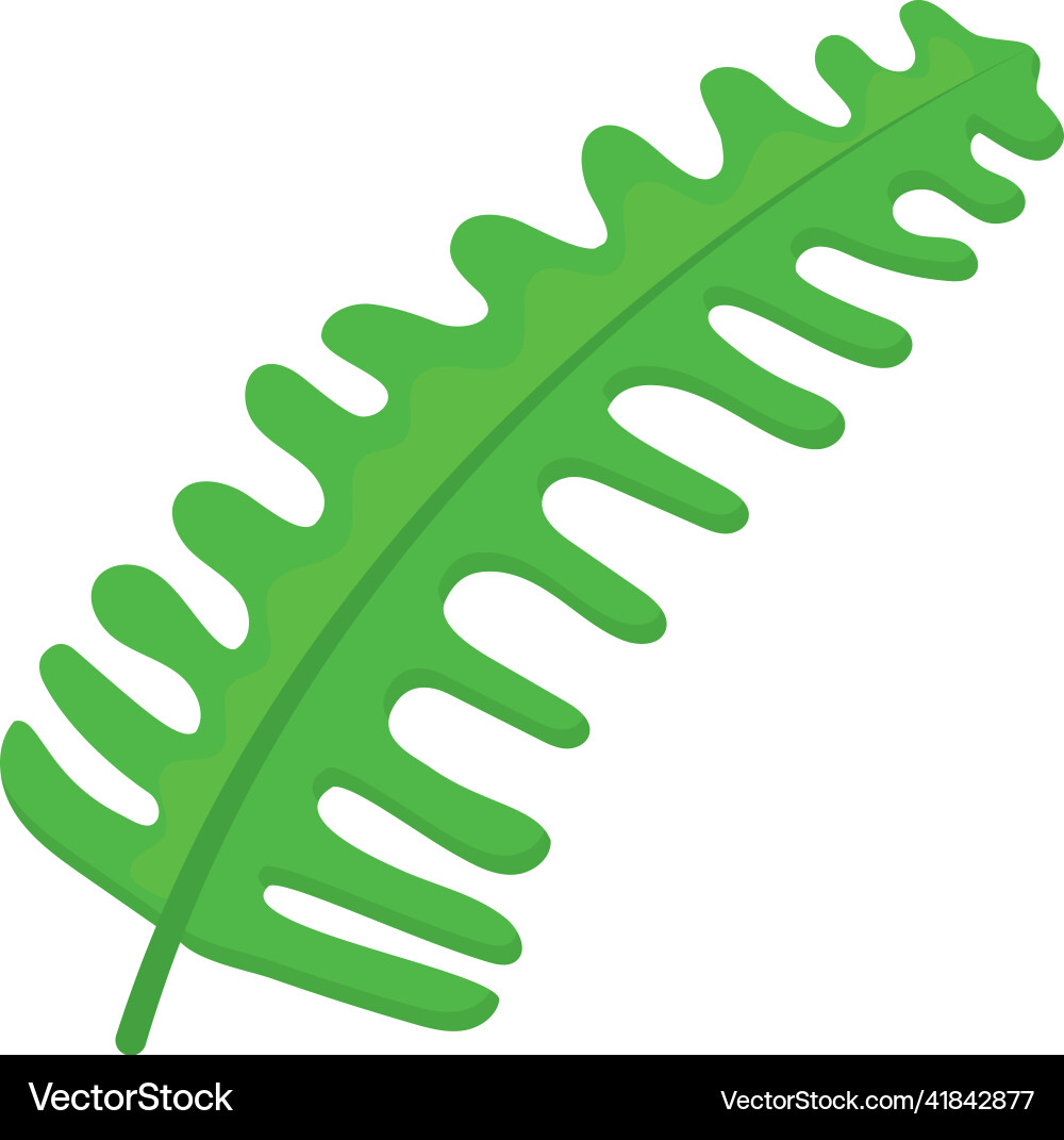 Tropical leaf icon Royalty Free Vector Image - VectorStock