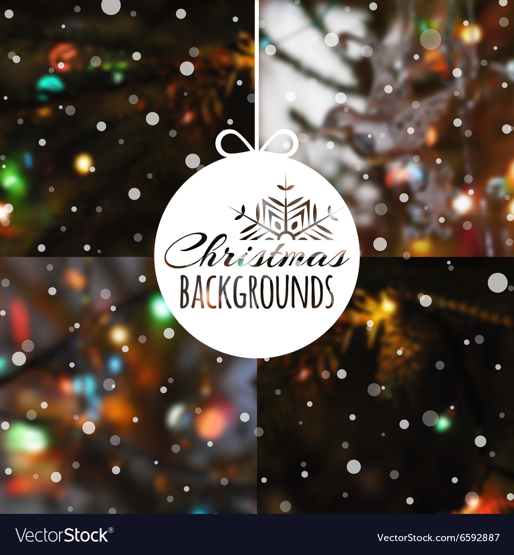 set of blurred christmas backgrounds backgrounds christmas free