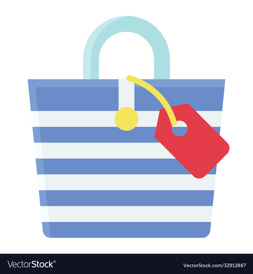 Tote bag icon summer sale related