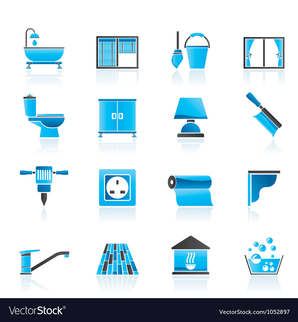 Construction and building equipment icons