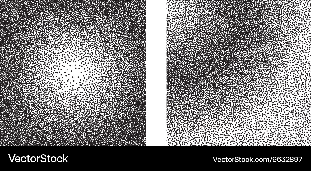 Dotted abstract halftone background set Royalty Free Vector