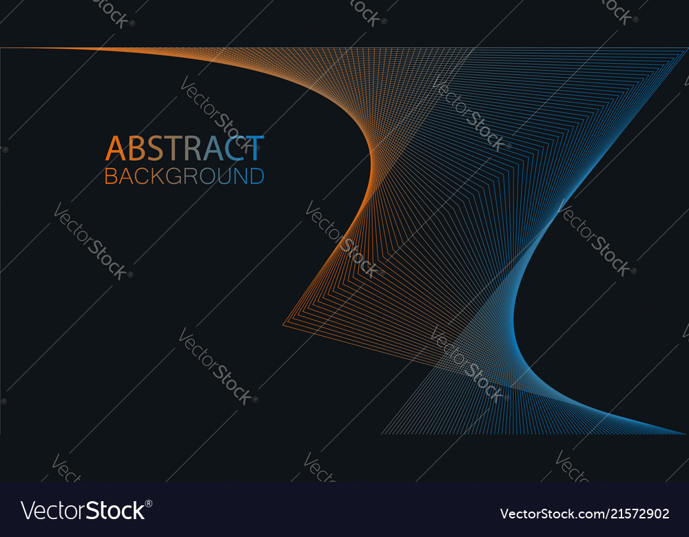 Abstract background with dynamic lines Royalty Free Vector
