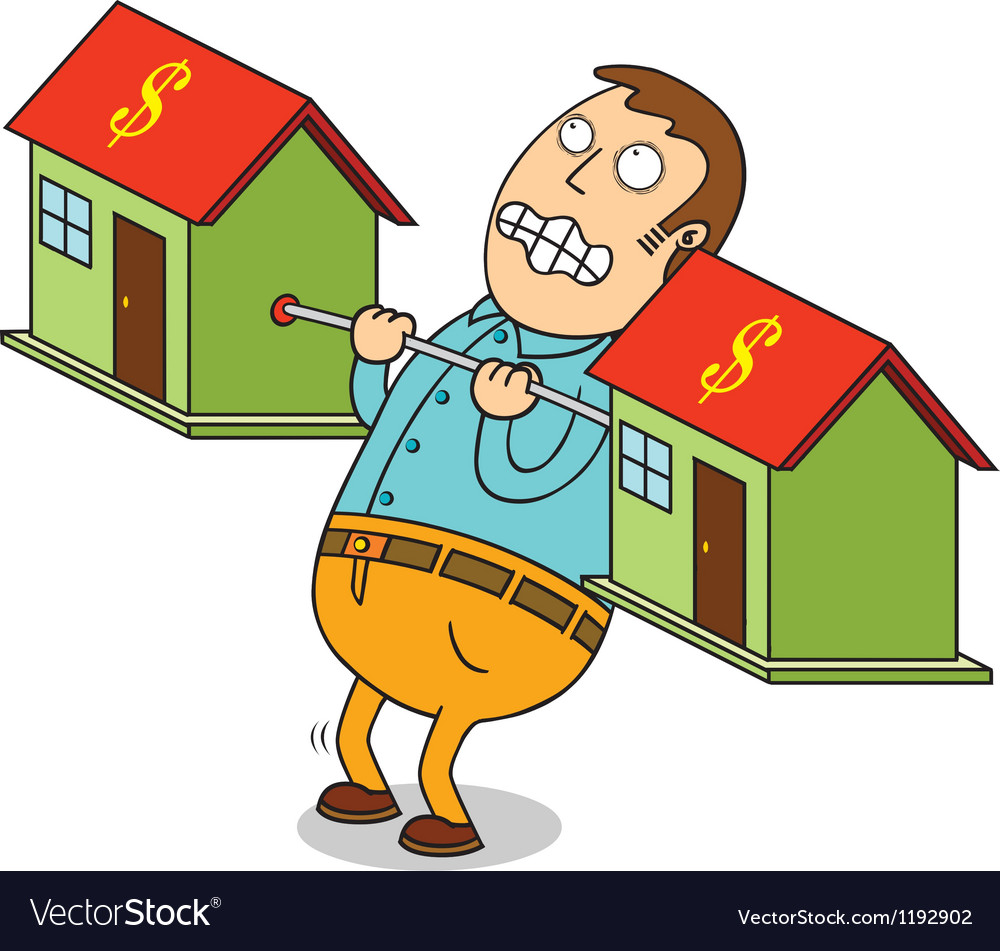 Super expensive house Royalty Free Vector Image