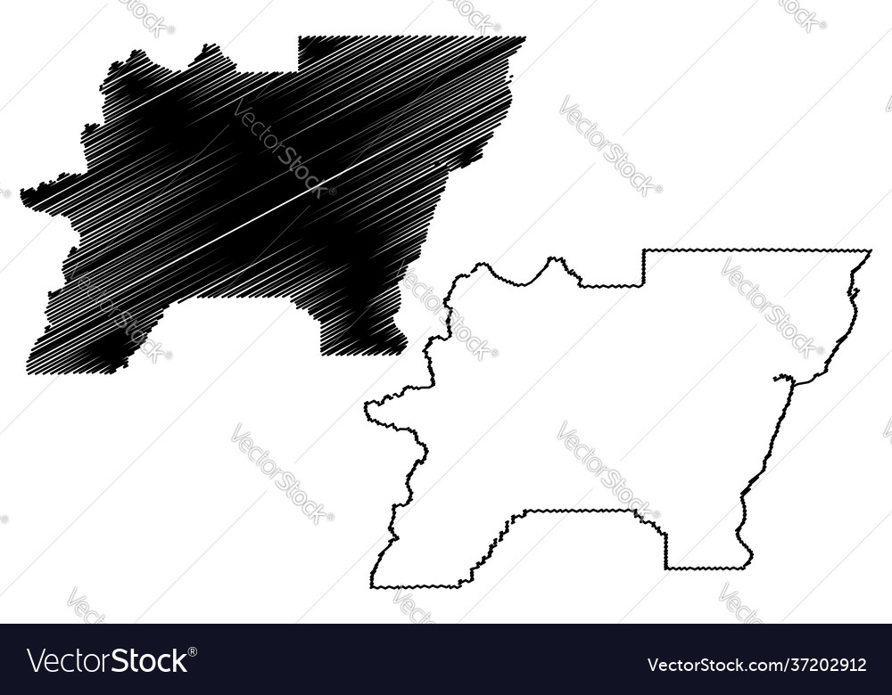 Baker county oregon state us county united states Vector Image