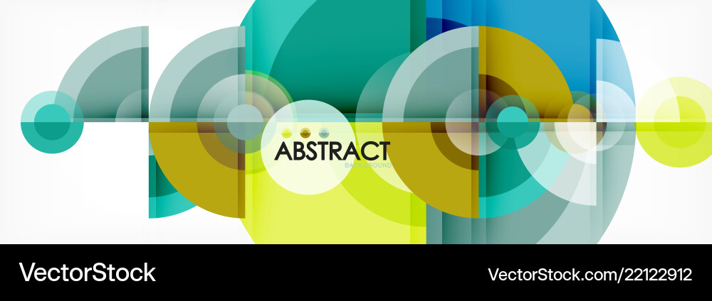Circle abstract background Royalty Free Vector Image