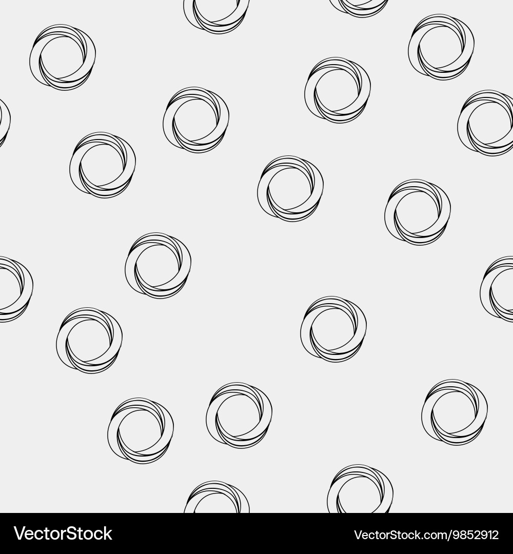 Pattern geometric seamless simple monochrome Vector Image