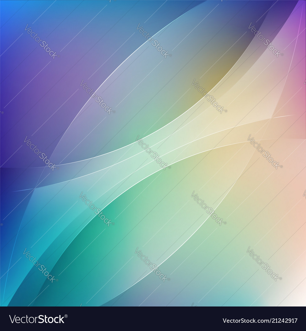 Smooth color transparancy wave background Vector Image