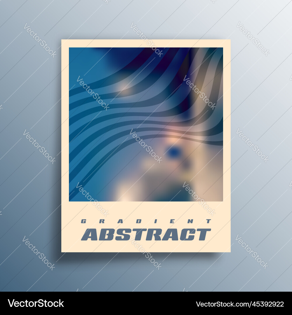 Abstract gradient design for flyers posters Vector Image