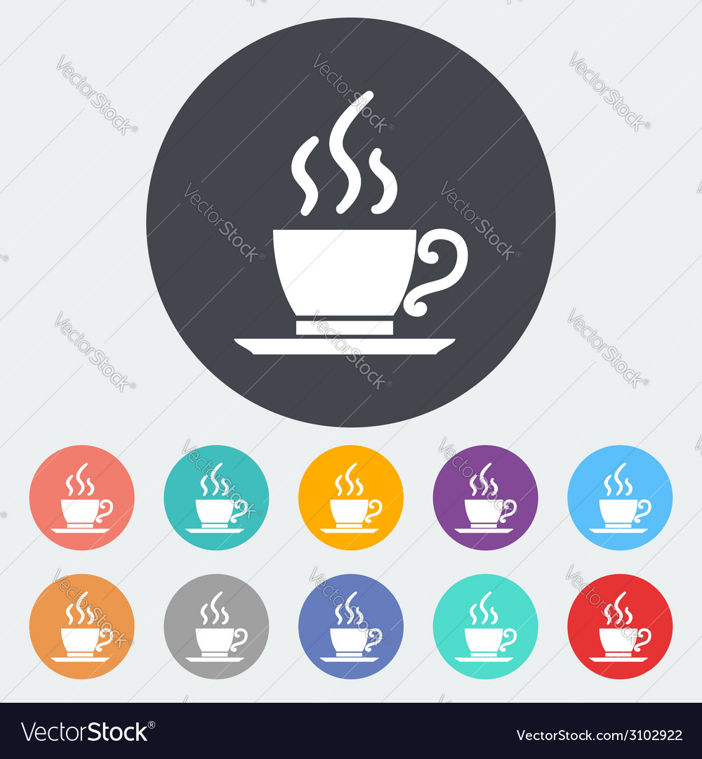 Cafe single icon Royalty Free Vector Image - VectorStock