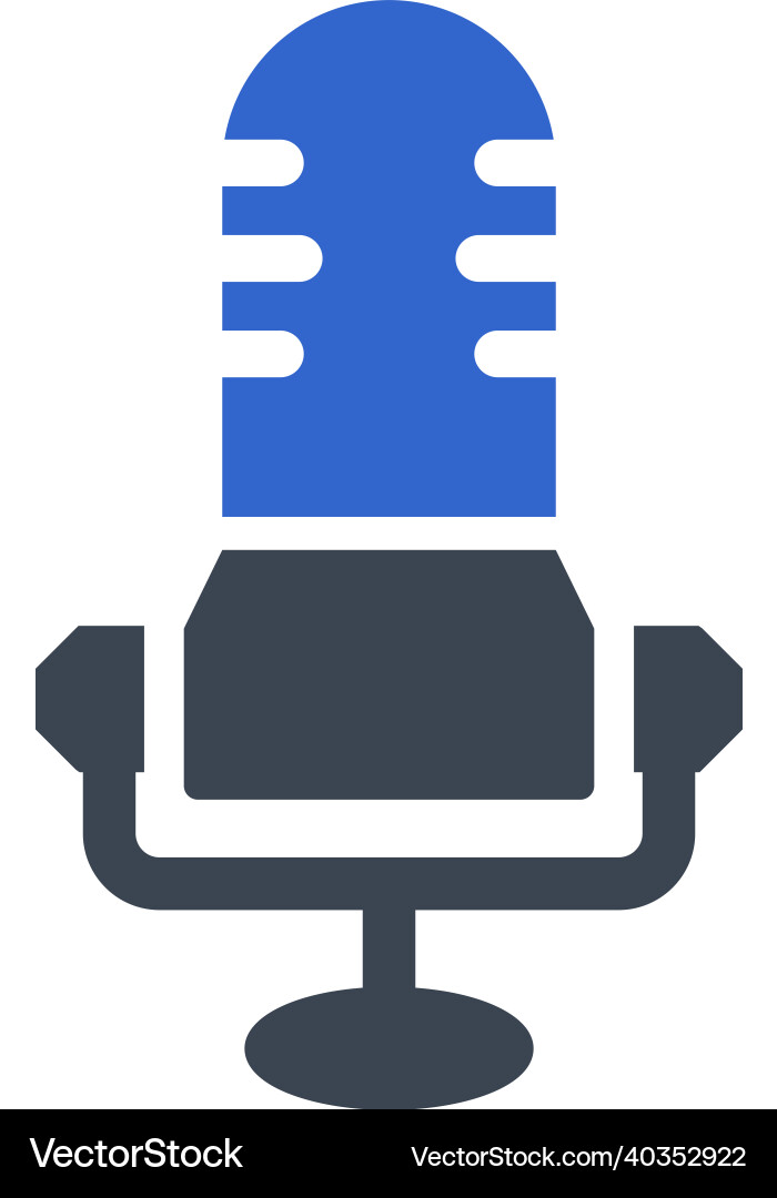 Microphone mic icon Royalty Free Vector Image - VectorStock