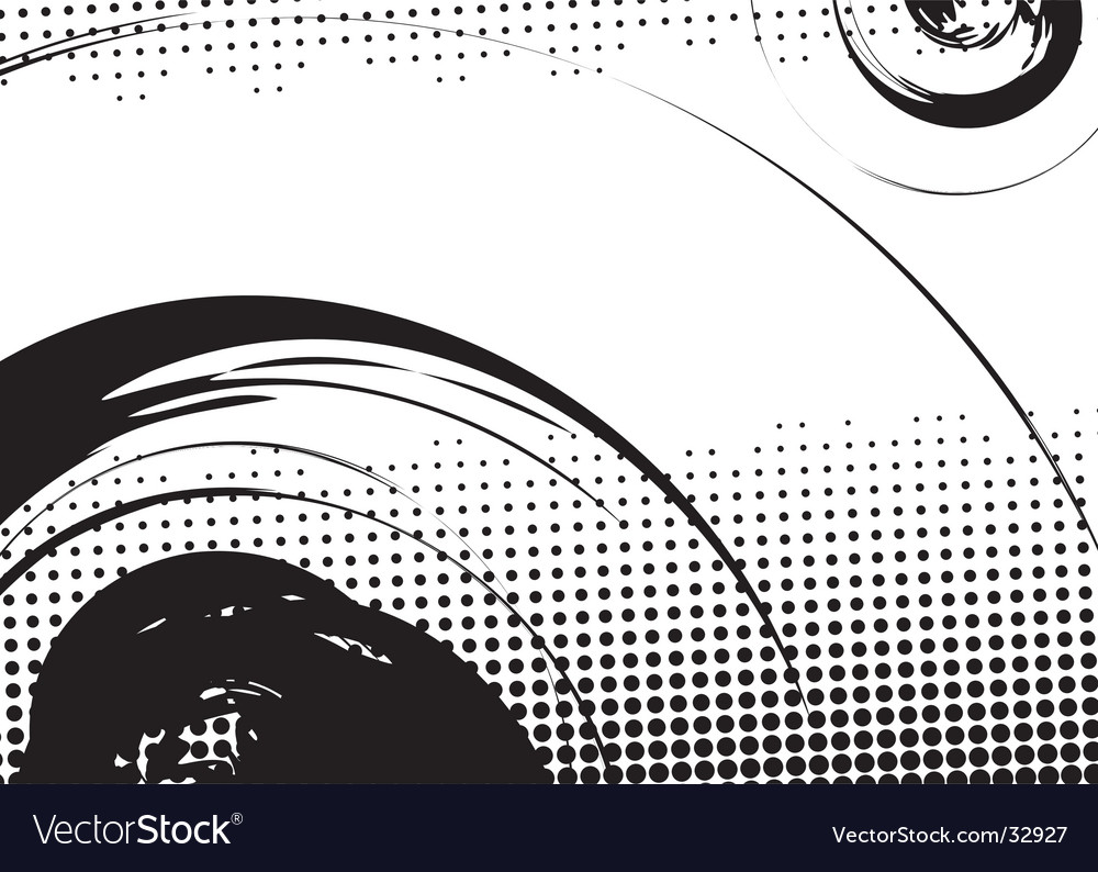 Halftone swirl background