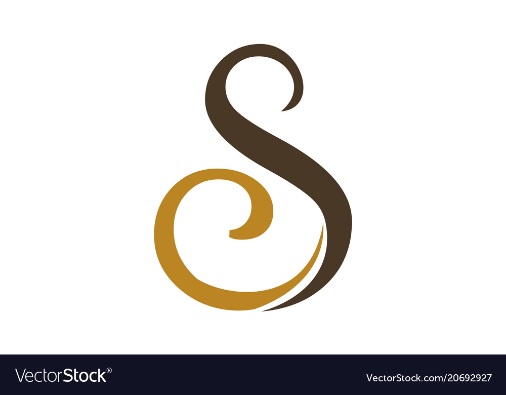 Letter s modern