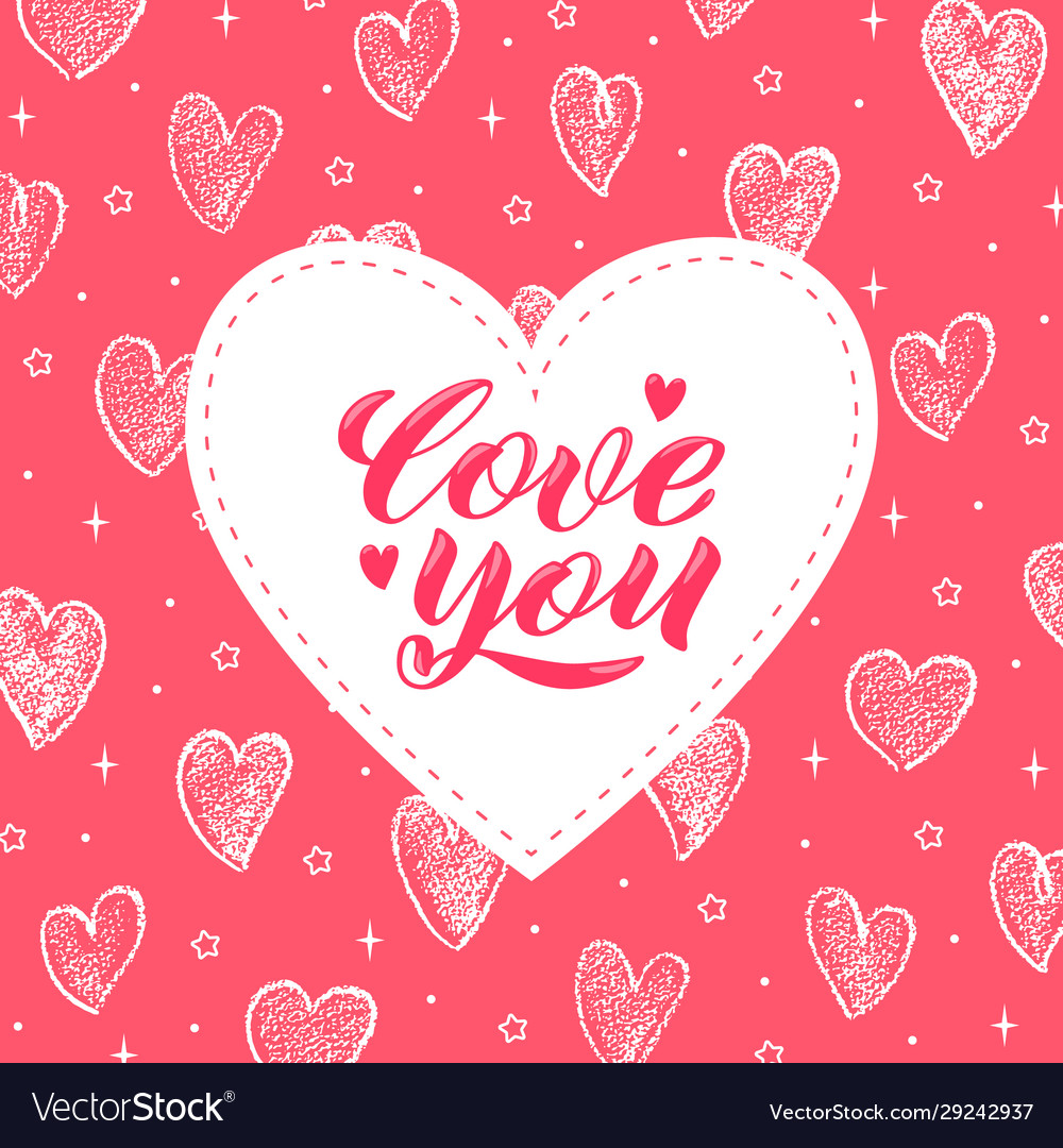 Greeting card valentine s day isolated Royalty Free Vector