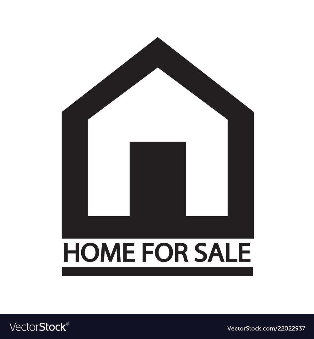 Home for sale icon design