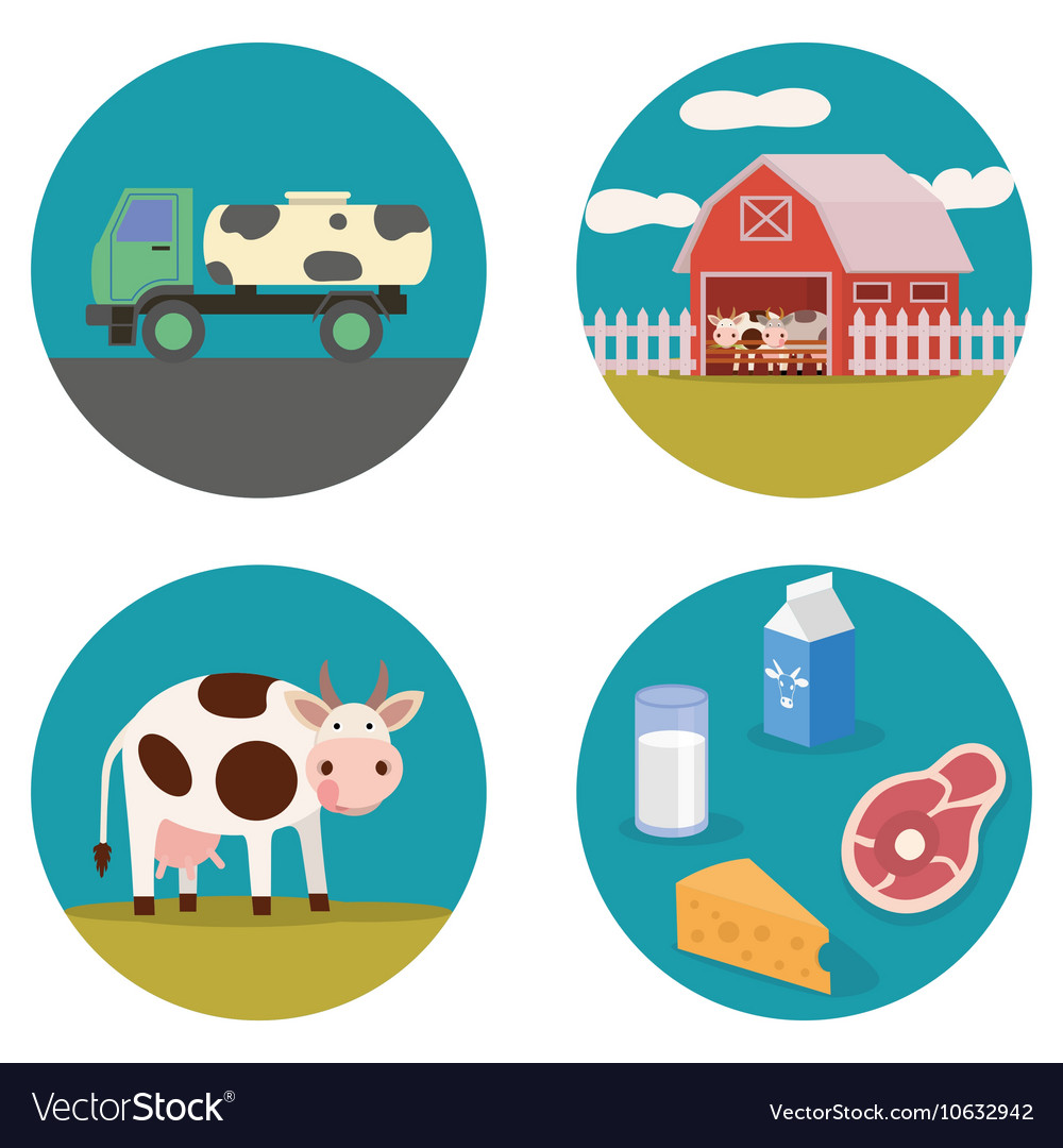 Dairy products flat