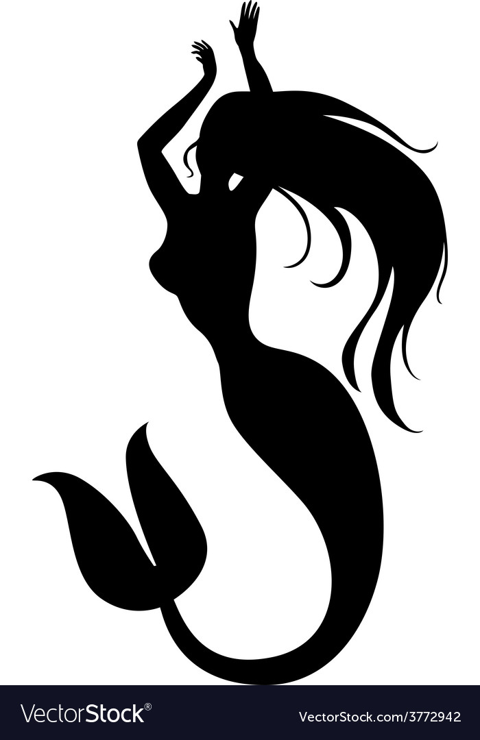 Mermaid Dance Royalty Free Vector Image Vectorstock 2063