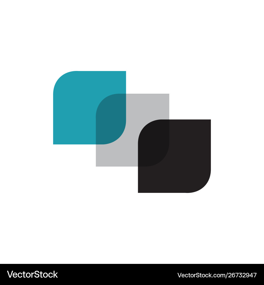 Simple modern leaf logo design elements Royalty Free Vector