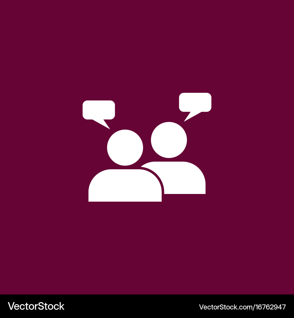 Teamwork icon simple Royalty Free Vector Image