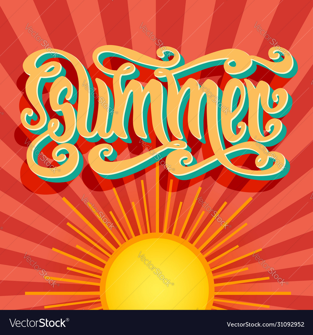 Summer Royalty Free Vector Image - Vectorstock