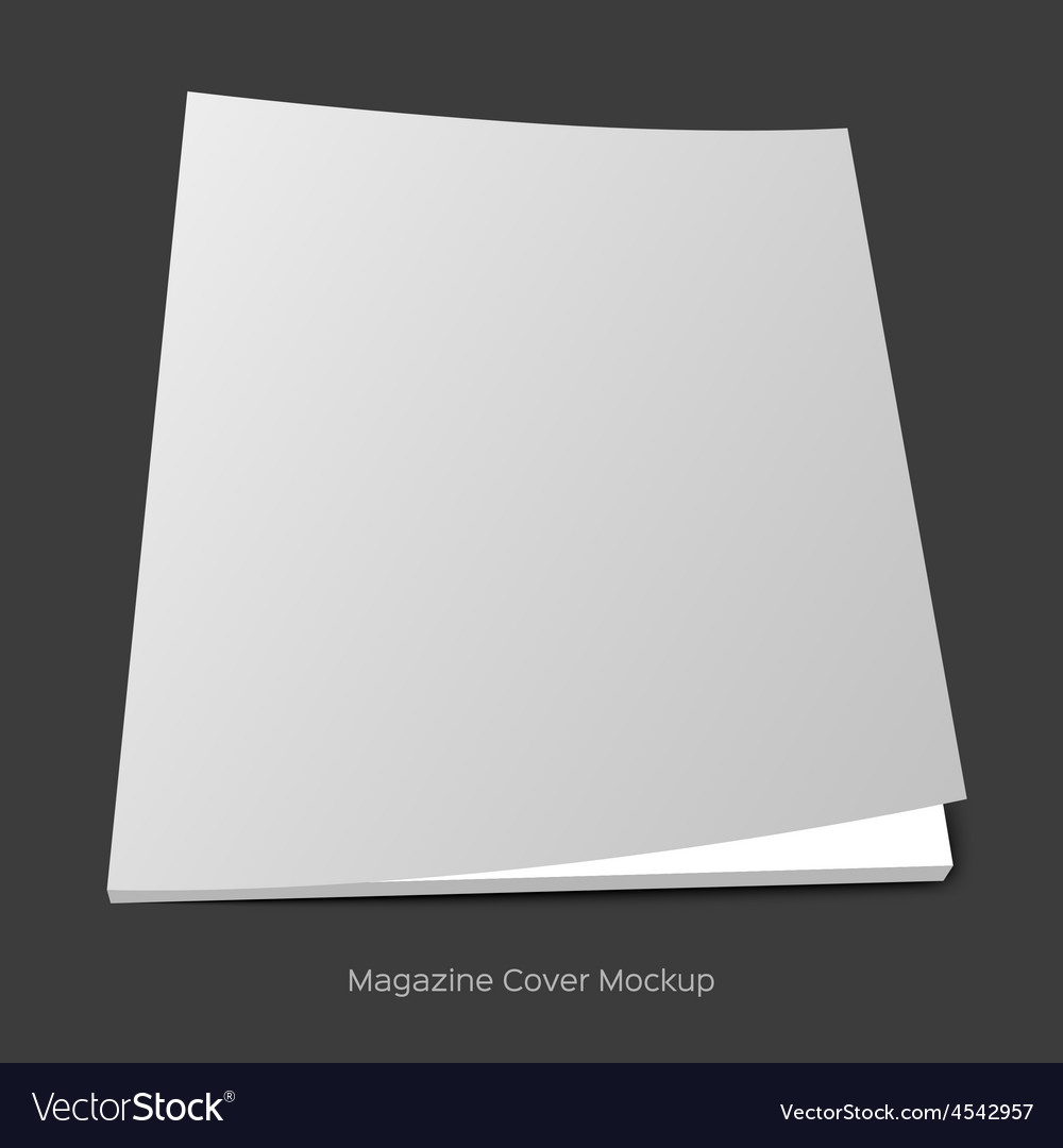 blank brochure or magazine