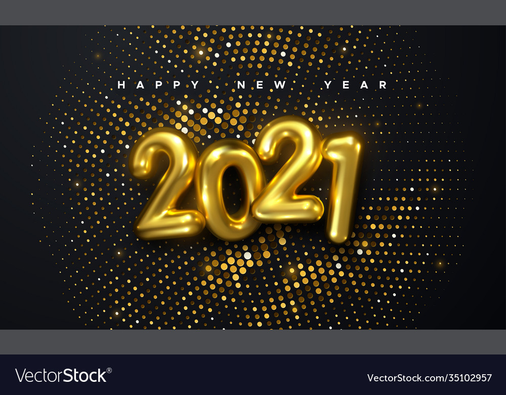 Happy new 2021 year Royalty Free Vector Image - VectorStock