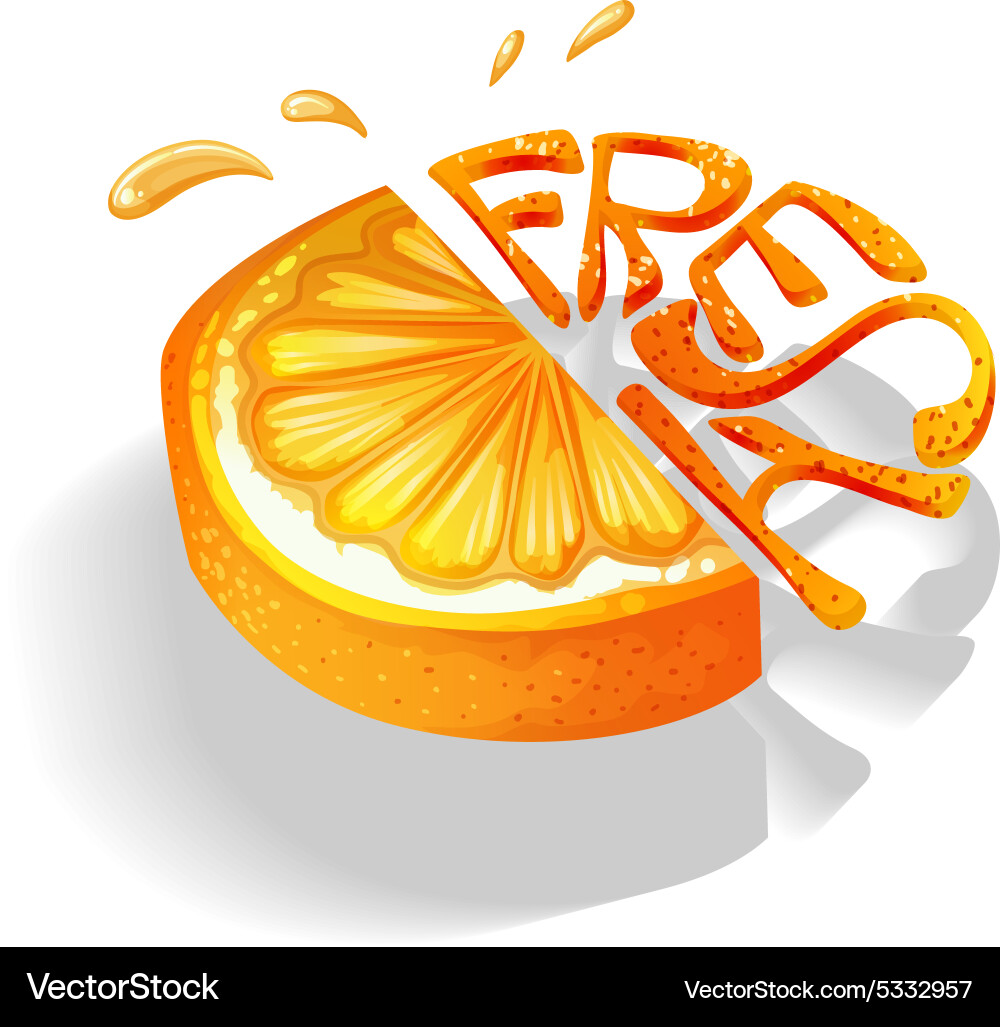 Orange Royalty Free Vector Image - VectorStock