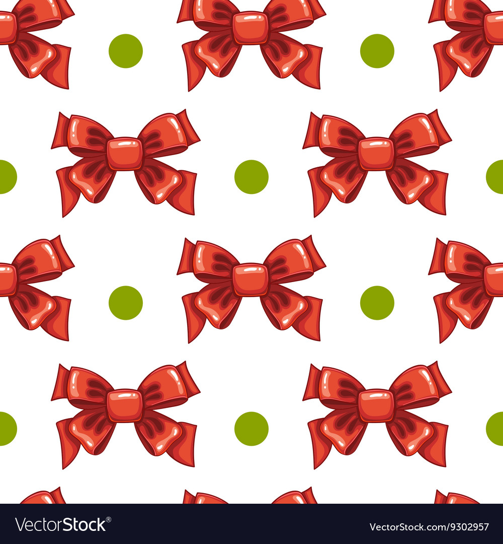 Seamless pattern cute cartoon bows-3