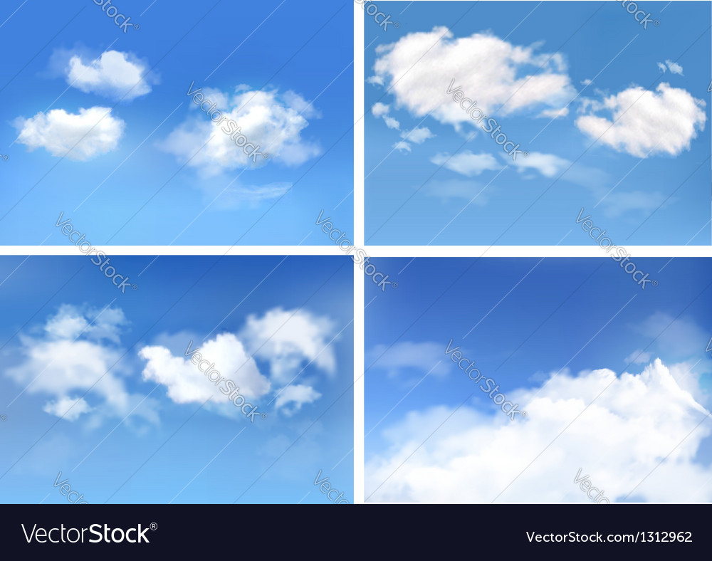 Blue sky with clouds backgrounds