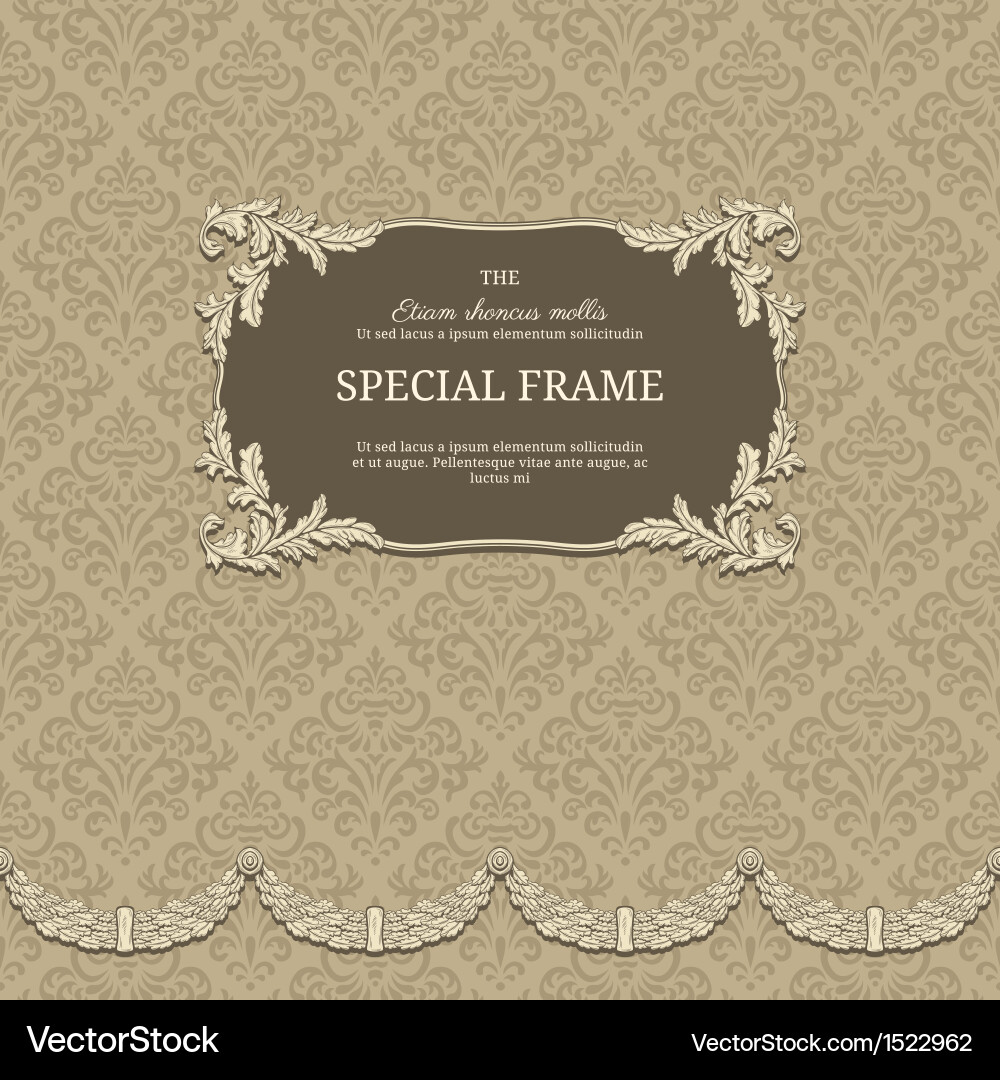 Vintage background Royalty Free Vector Image - VectorStock
