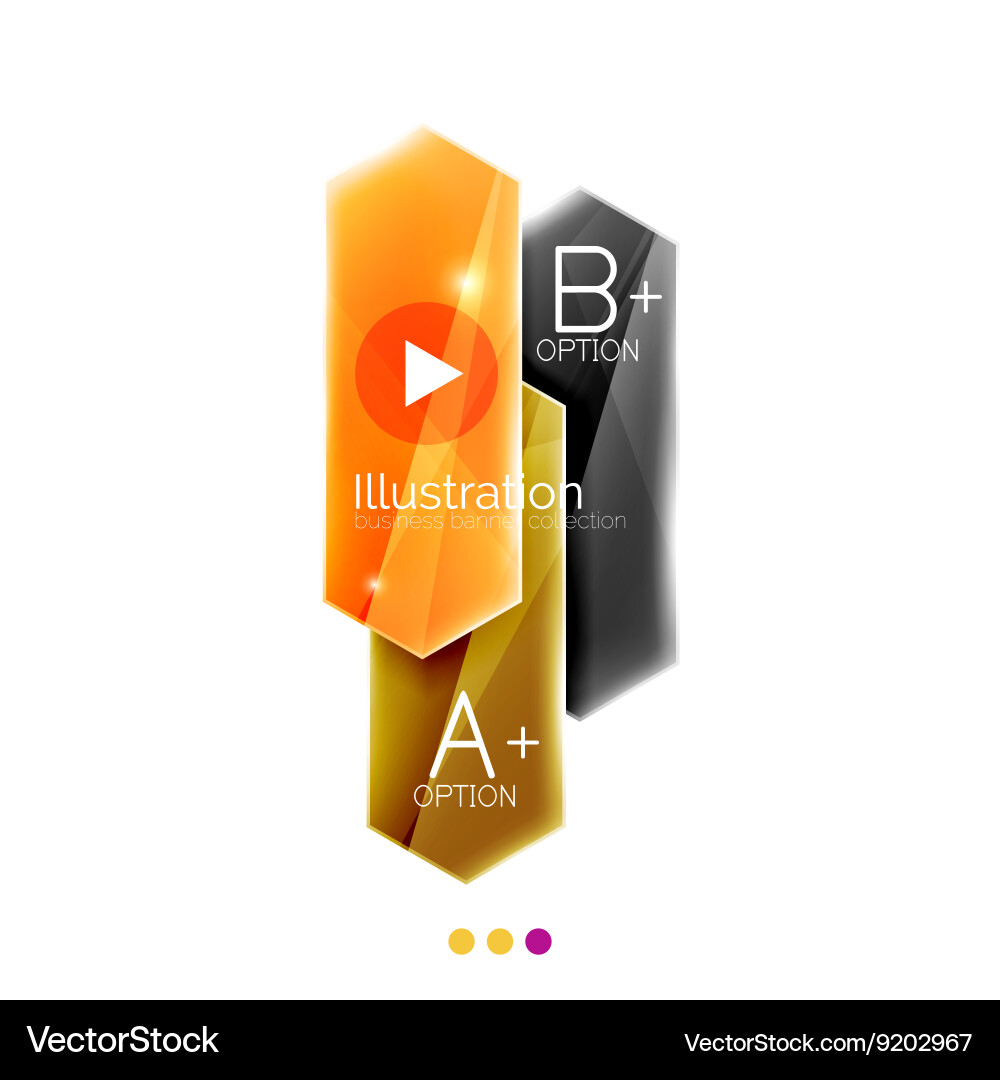 Arrow infographics element Royalty Free Vector Image