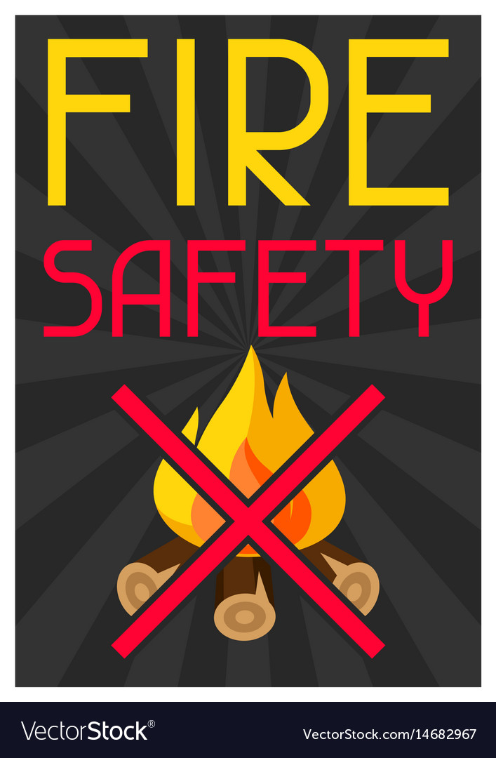 Atmospheric Simple Fire Safety Poster Design Fire Saf Vrogue Co