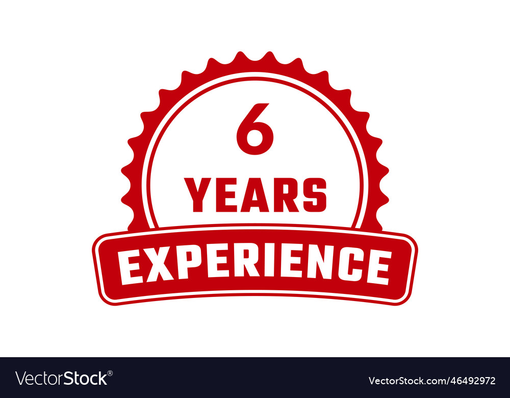 6 years experience rubber stamp