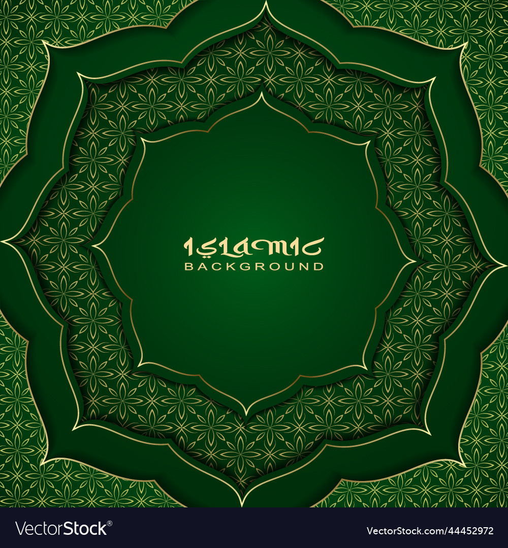 Islamic background Royalty Free Vector Image - VectorStock