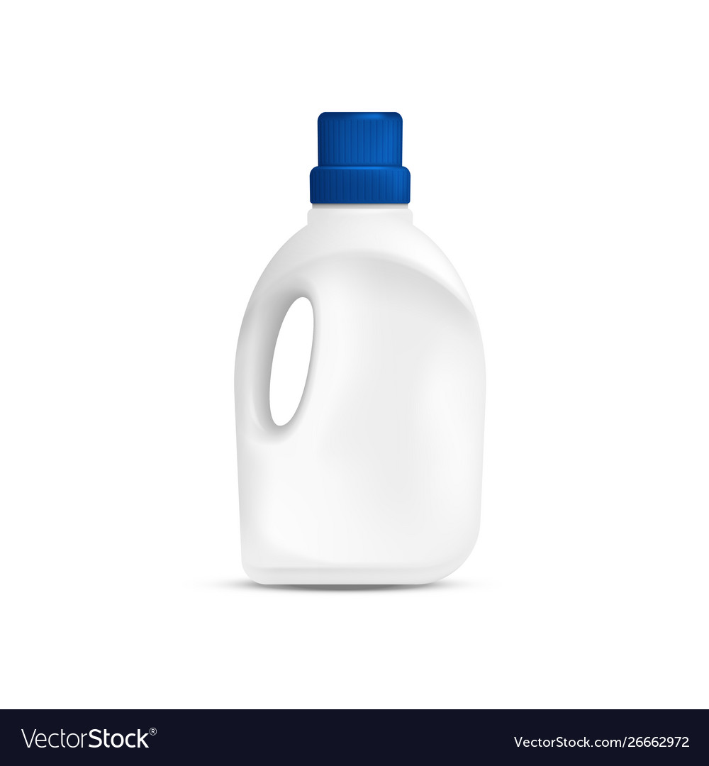 Laundry detergent plastic bottle Royalty Free Vector Image