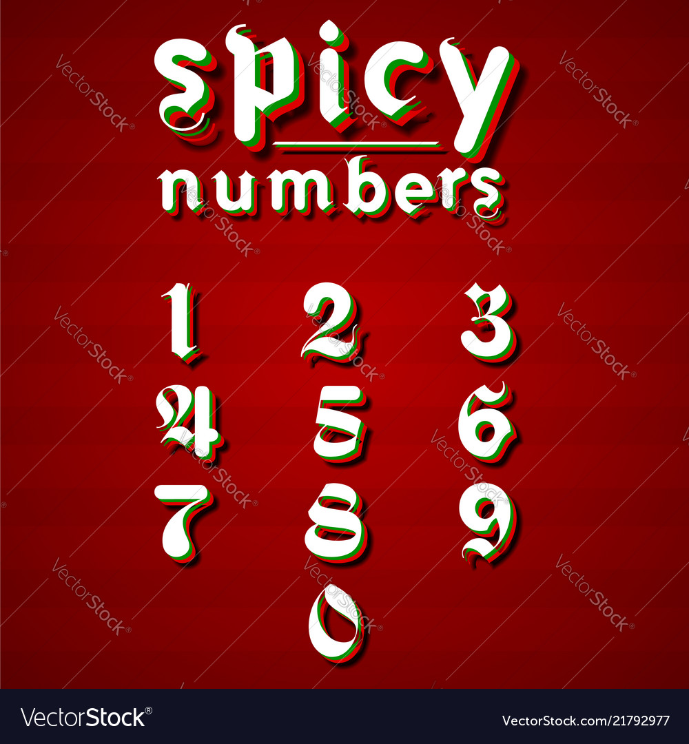 Modern spicy font for any use