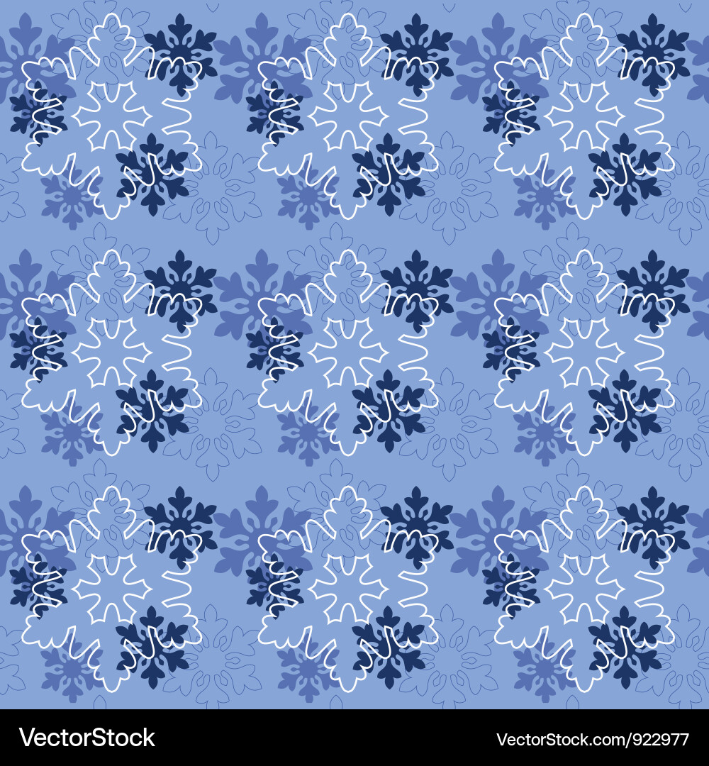 Snowflakes background Royalty Free Vector Image
