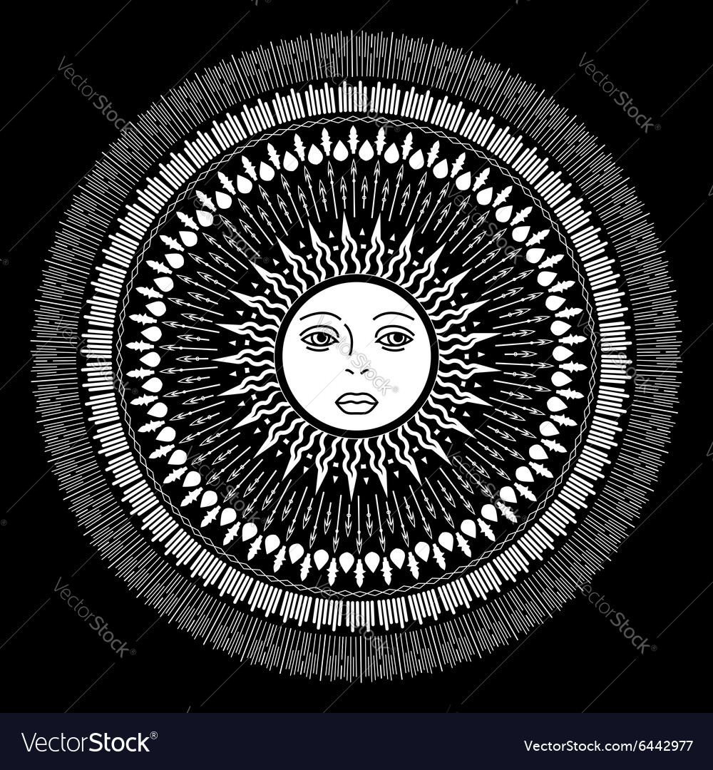 Sun tattoo