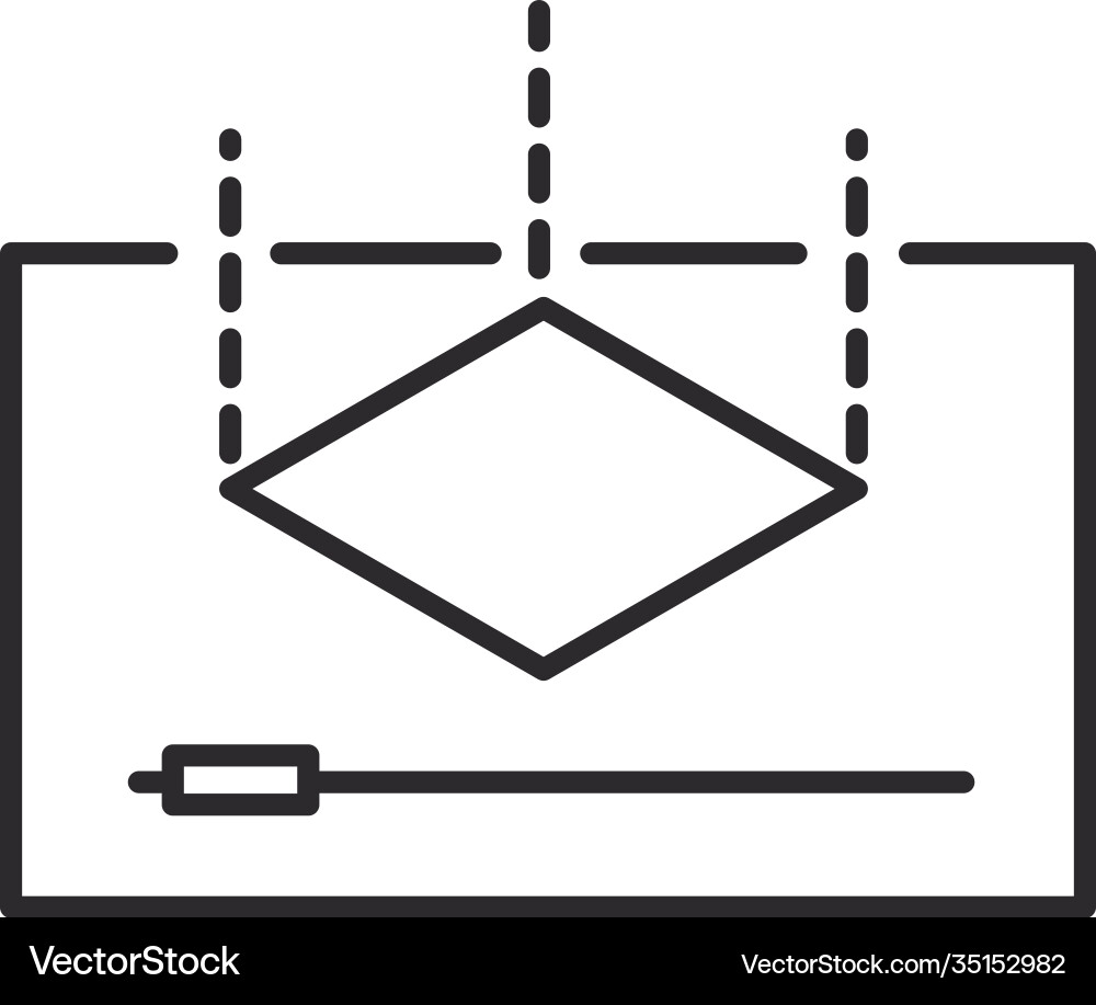 Augmented reality digital technology future line Vector Image