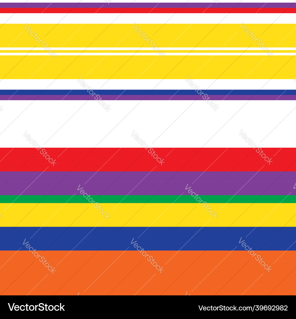 Double rainbow striped seamless pattern design Vector Image