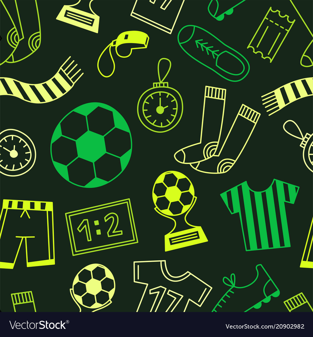 Sports seamless pattern