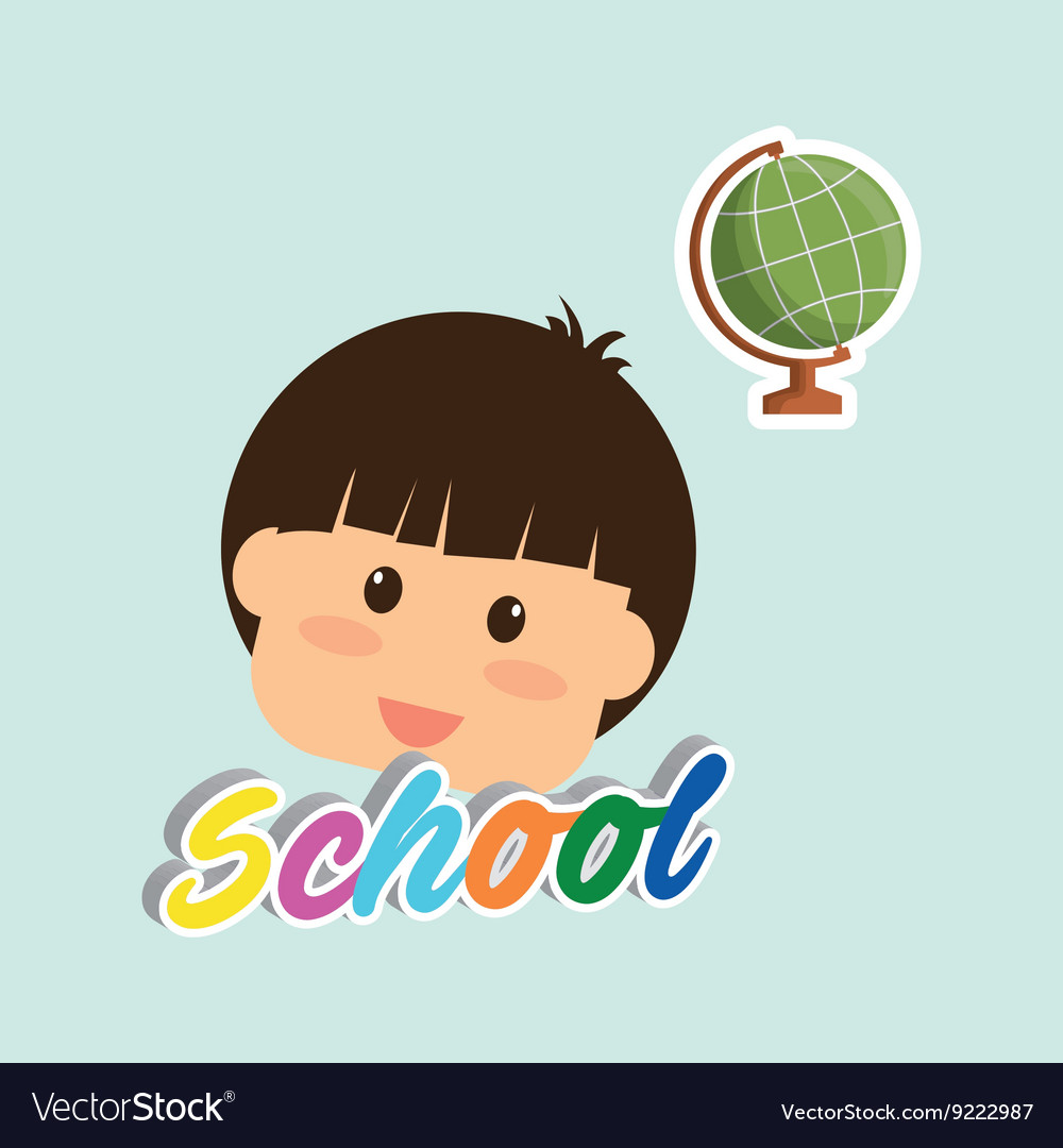 Education design school icon isolated