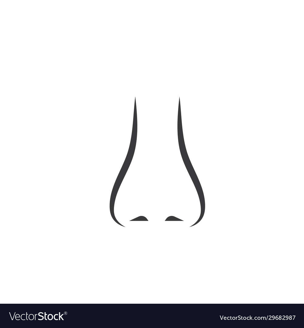 Nose icon human senses Royalty Free Vector Image